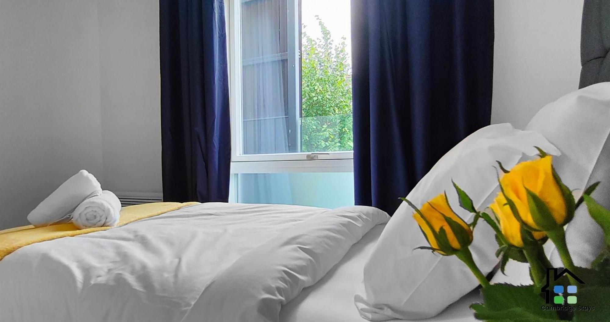 Cambridge Stays Riverside Apart Hotel With 2Br Flats At The City Centre-Parking-Balcony المظهر الخارجي الصورة