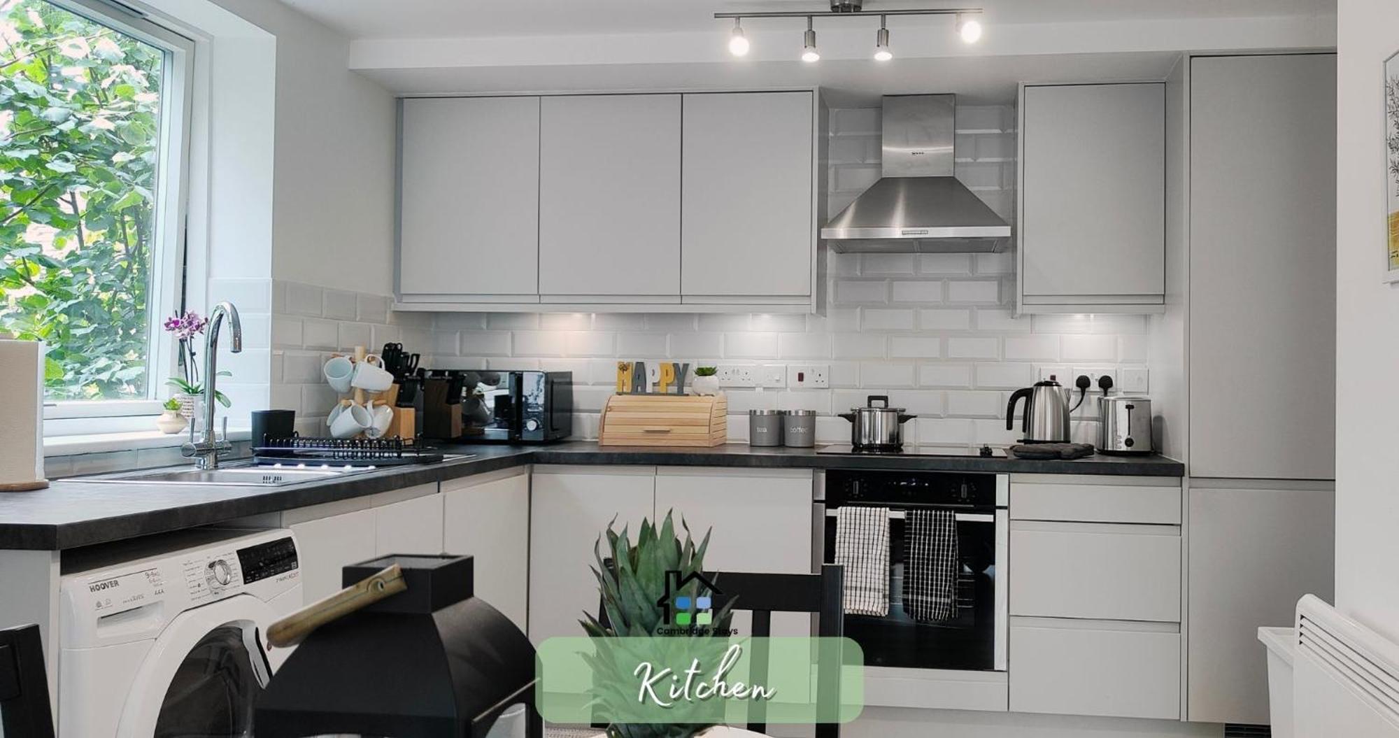 Cambridge Stays Riverside Apart Hotel With 2Br Flats At The City Centre-Parking-Balcony المظهر الخارجي الصورة