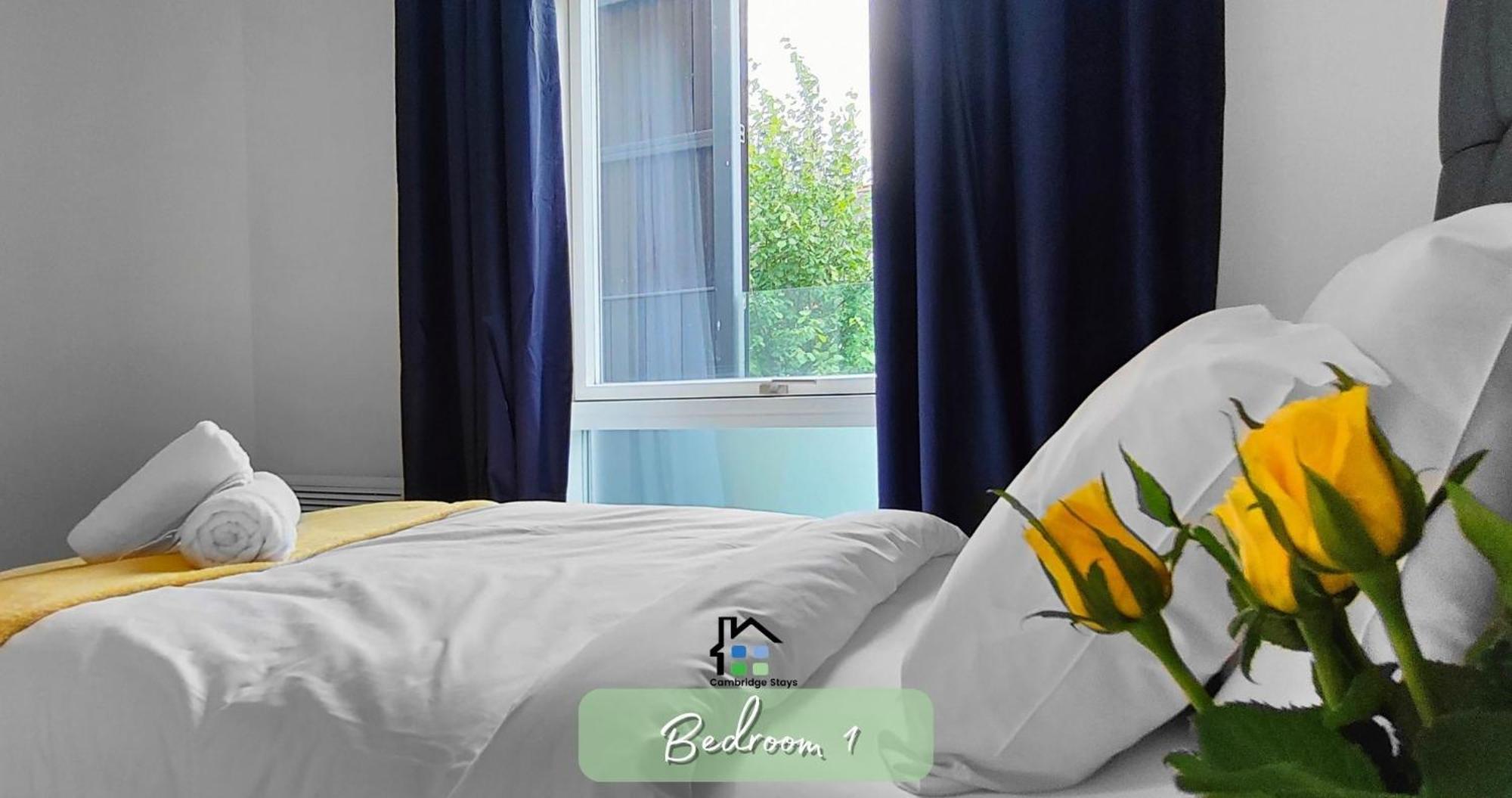 Cambridge Stays Riverside Apart Hotel With 2Br Flats At The City Centre-Parking-Balcony المظهر الخارجي الصورة