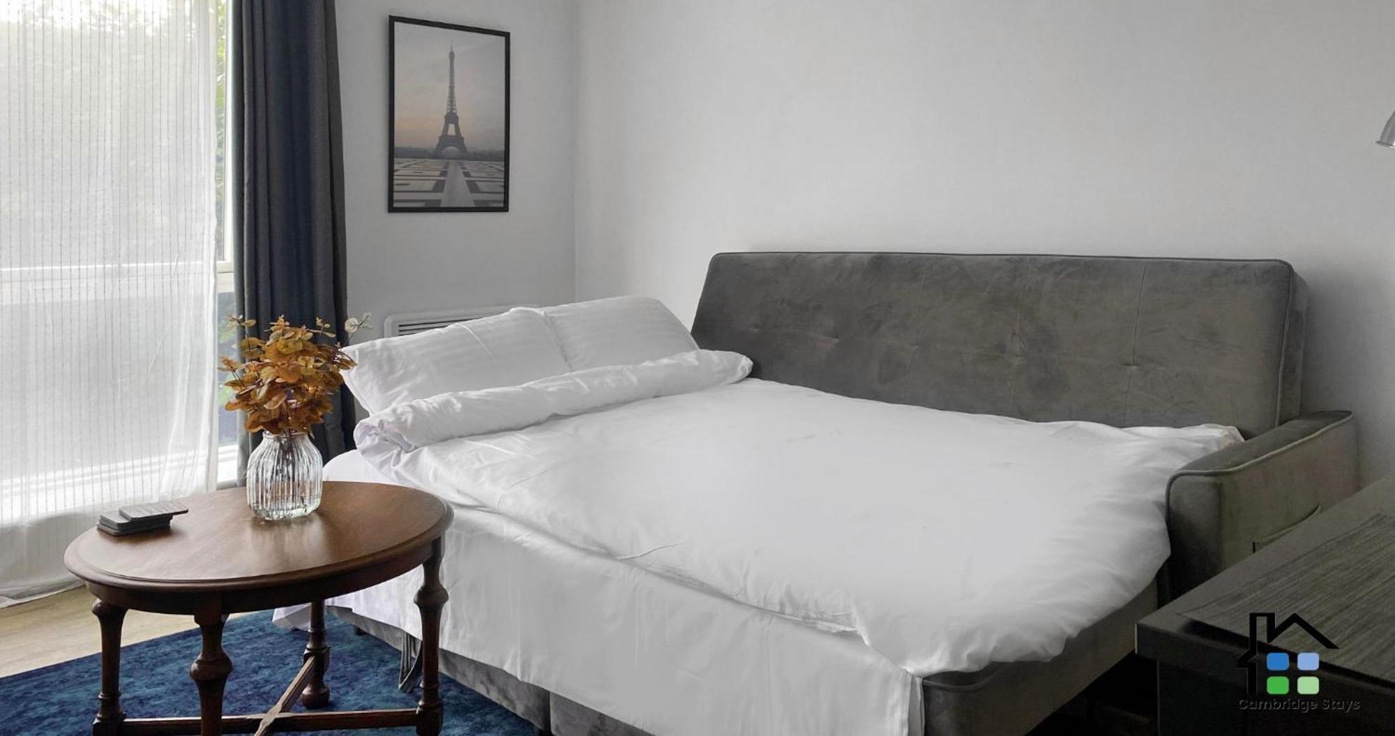 Cambridge Stays Riverside Apart Hotel With 2Br Flats At The City Centre-Parking-Balcony المظهر الخارجي الصورة