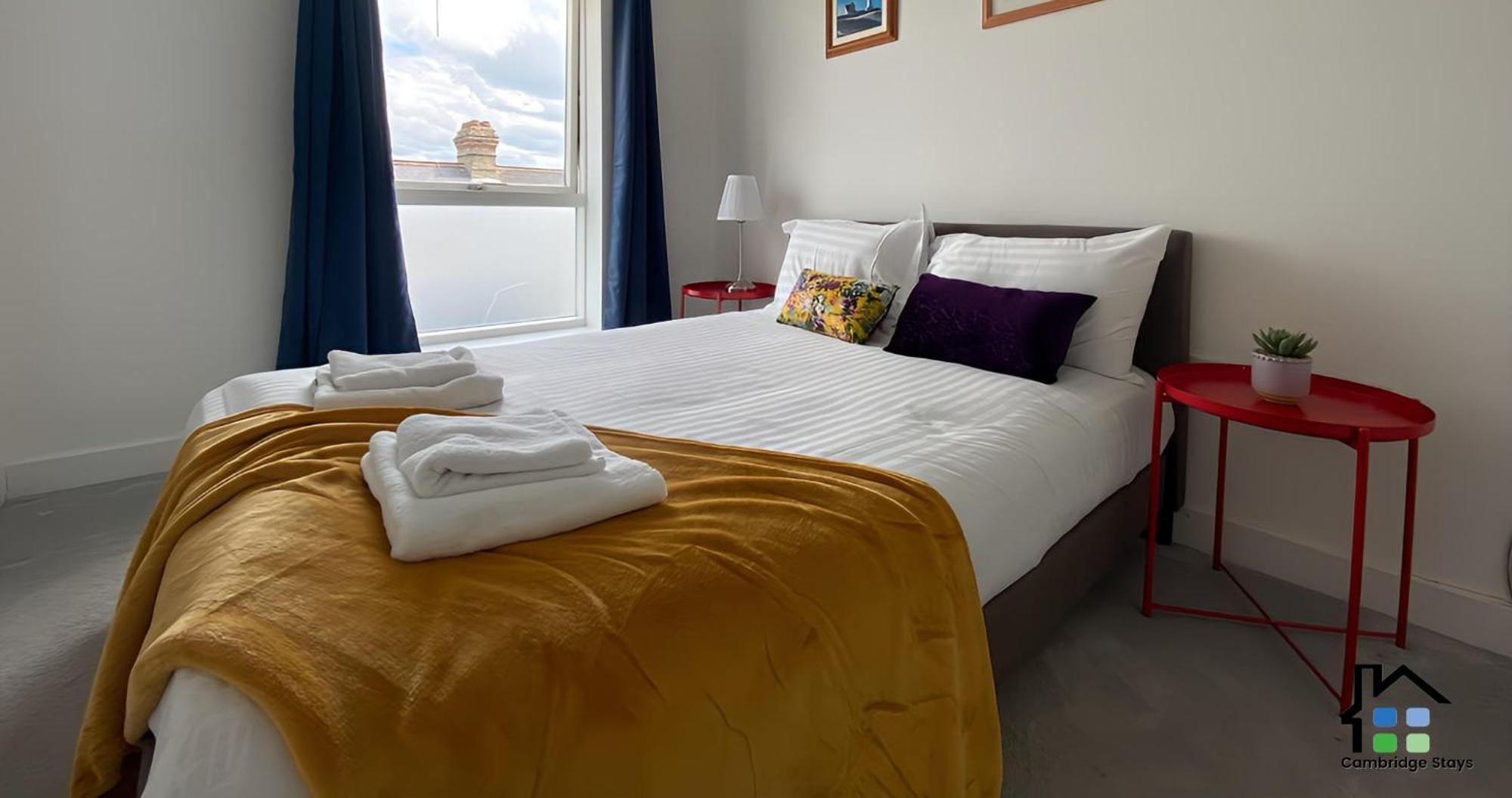Cambridge Stays Riverside Apart Hotel With 2Br Flats At The City Centre-Parking-Balcony المظهر الخارجي الصورة