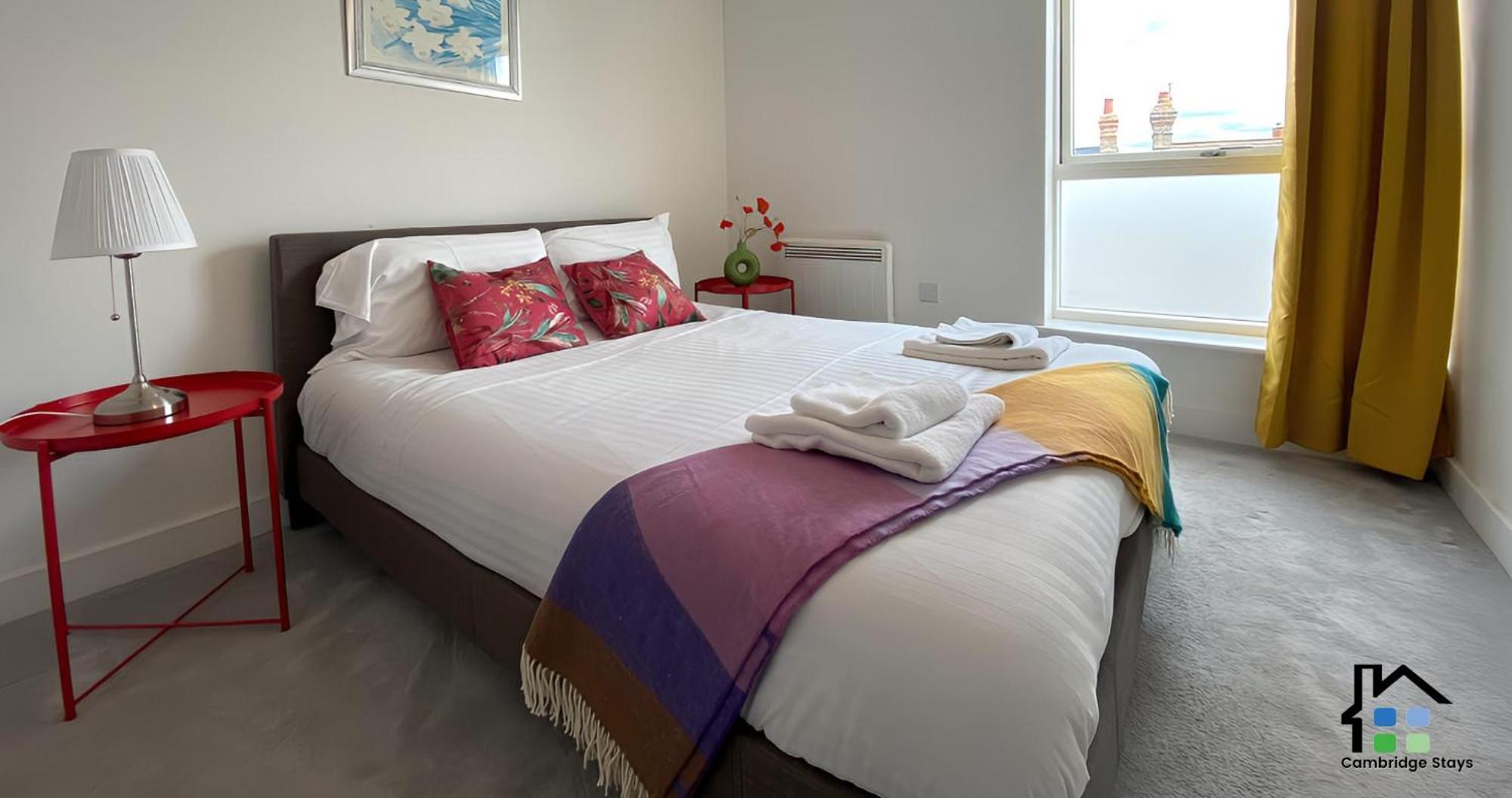 Cambridge Stays Riverside Apart Hotel With 2Br Flats At The City Centre-Parking-Balcony المظهر الخارجي الصورة